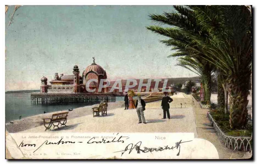 Die Jetty-Promenade und die Promenade des Anglais — Nice — ST. & Cie à D. — N° 120 - Vorderseite
