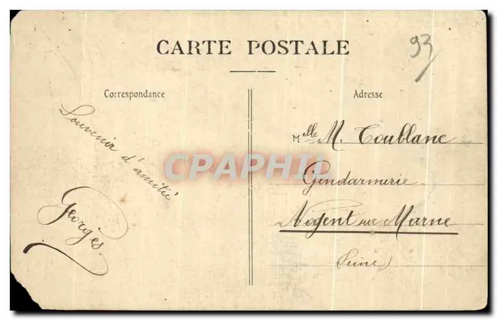 SAINT-DENIS — Place aux Gueldres — J. F. - Verso