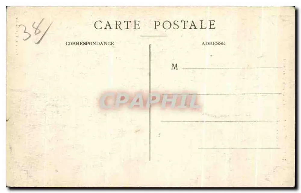 Dauphiné - 34. Route de la Grande-Chartreuse - Le Pic de l'Éillette — Foto A. V., Grenoble - Rückseite