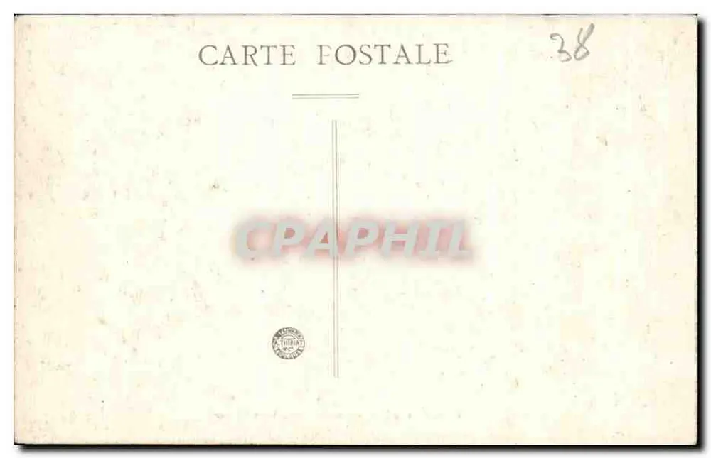 Grenoble — Le Jardin de Ville l'hiver — CI.A.V. n°0140 - Rückseite