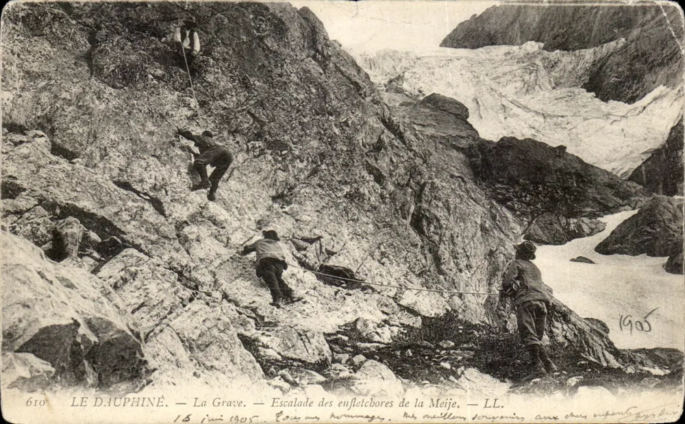 La Grave — Besteigung der Eufletchores der Meije — LL. — N° 610 - Vorderseite