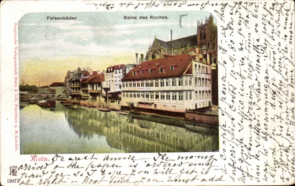 Felsenbäder — Bains des Roches — Graphische Verlaganstalt Stern & Lob, Frankfurter a. M. - London - Vorderseite