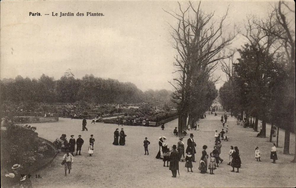 Paris — Der Jardin des Plantes — V.P. 18 - Vorderseite
