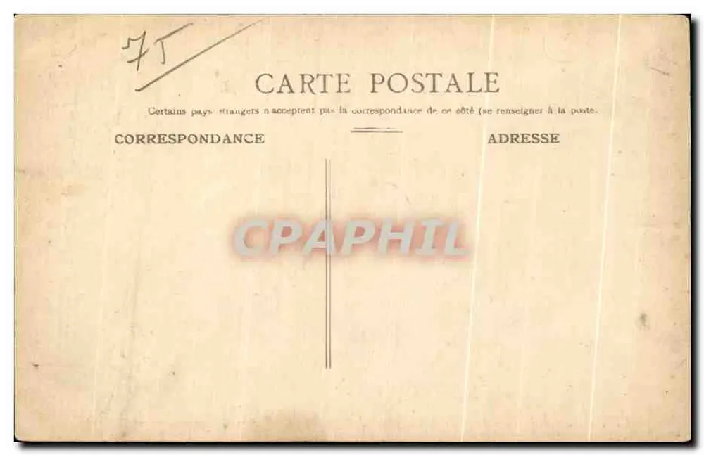 Paris - Bois de Boulogne : Longchamps — Fot. C. Jeangette, 67 rue Roch-Chonarr - Verso