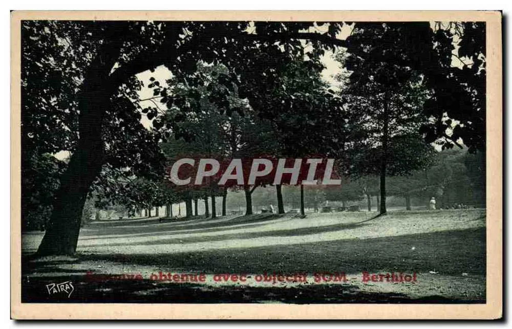 Margens do lago no Bois de Boulogne — Paris — Edição de Arte 'Fátras' - Frente