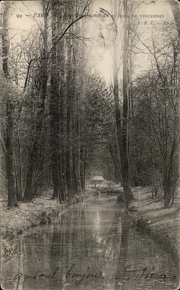 Flüsse am Rand von Vincennes — P.P.C. — Paris - Vorderseite