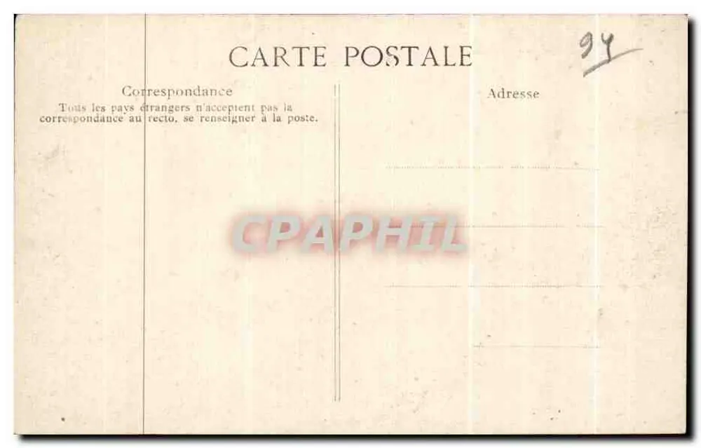 O Bois de Vincennes — Efeitos de neve — E.D. (editor) - Verso