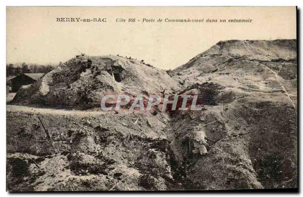 Berry-au-Bac - Côte 108 - Posto de Comando em um Funil - Frente