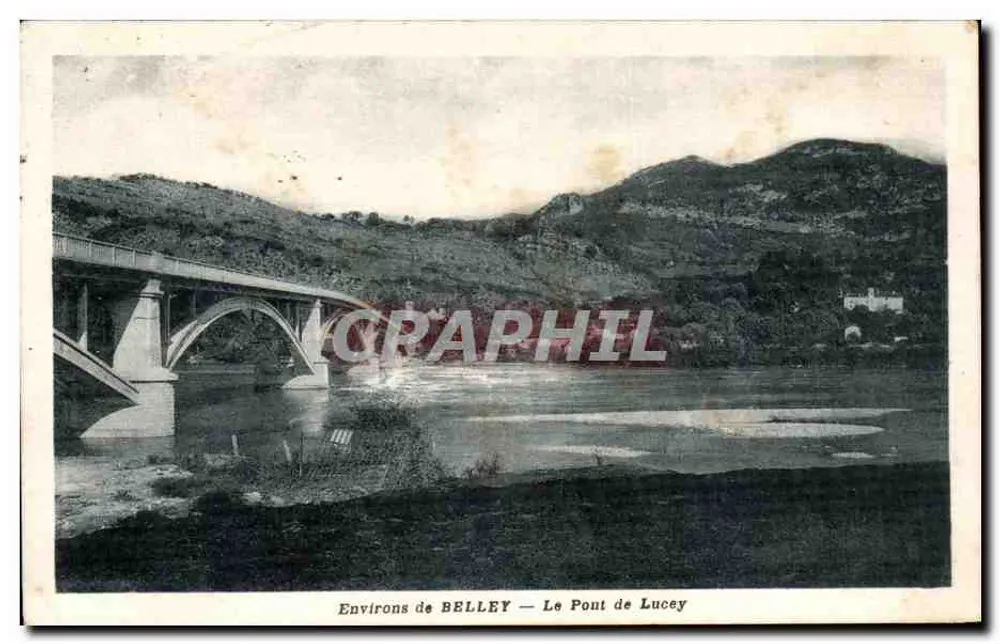 Ambiente de BELLEY — O Ponte de Lucey — Compagnon, Editor em Belley - Frente