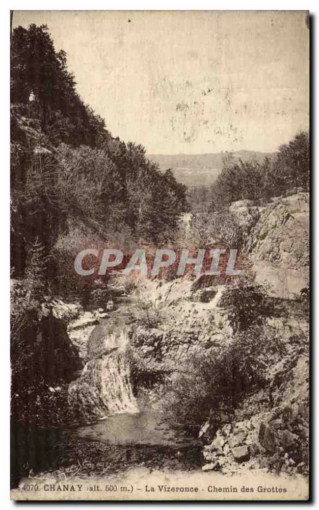 Chananay (alt. 500 m.) — La Vizeronce, Chemin des Grottes — Edição A.B.E.M. - Frente