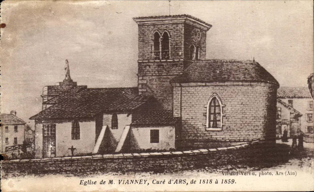 Église de M. Vianney — Curé d'ArS, de 1818 à 1859 — Villand-Vernu, photo, Ars (Ain) - Vorderseite