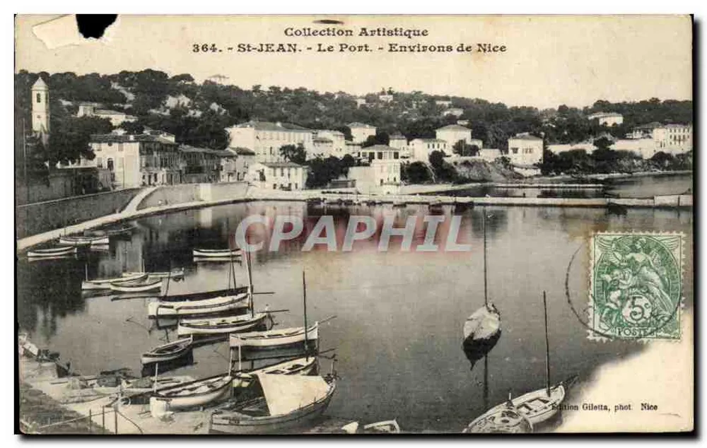 St-Jean - Le Port - Umgebung von Nizza — Edition Gilelta, Foto Nizza, Nr. 364 - Vorderseite