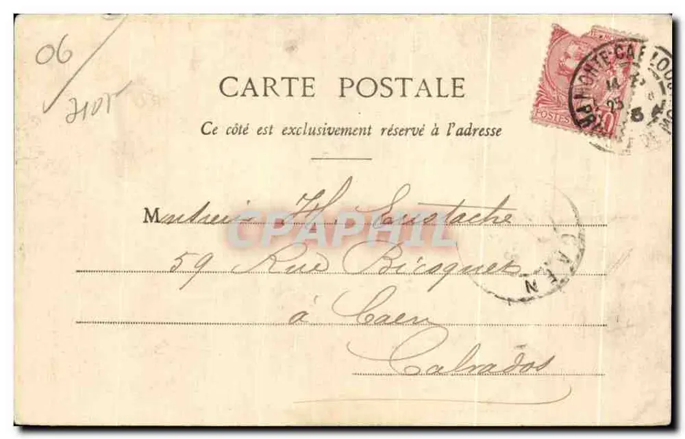 Monte-Carlo — Salle du Trente-Quarante — Edition Gilètta, photo., Nice, n° 525 - Rückseite