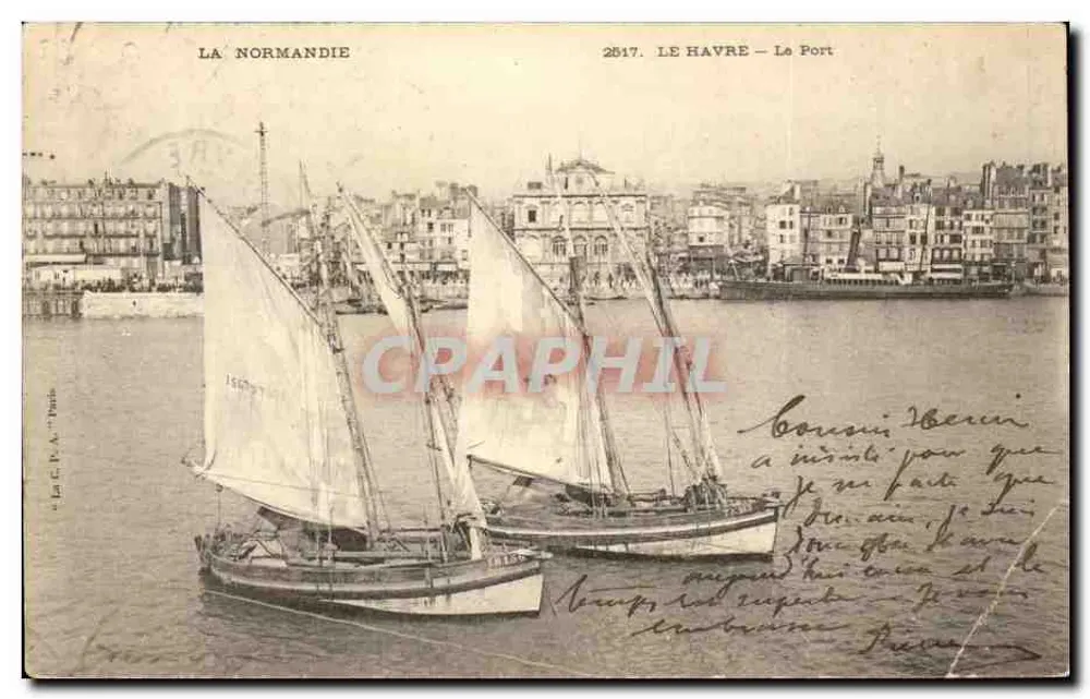Le Havre — Der Hafen — Normandie, Verlag L.C.P.A. Paris, Nr. 2617 - Vorderseite