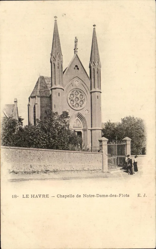 Le Havre — Kapelle Notre-Dame-des-Flots — E. J. - Vorderseite