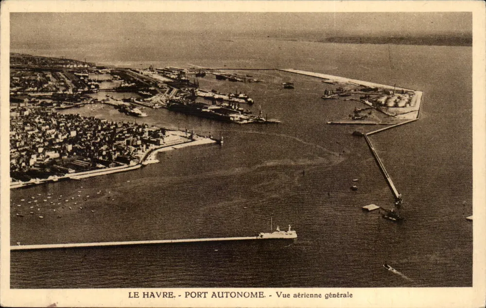 Le Havre - Autonomer Hafen - Allgemeine Luftaufnahme - Vorderseite