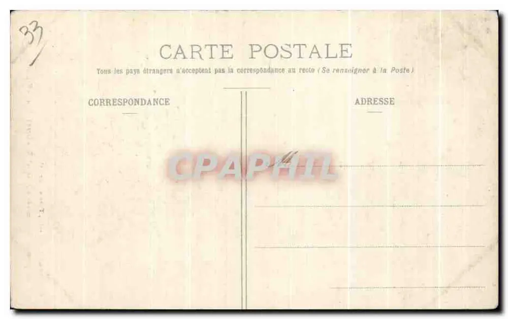 Maritimer Ausstellung von Bordeaux - Grand Palais - Fassade der Kai — Sammlung Gorce, phot.-edit., Talence (Gironde) — Nr. 8 - Rückseite