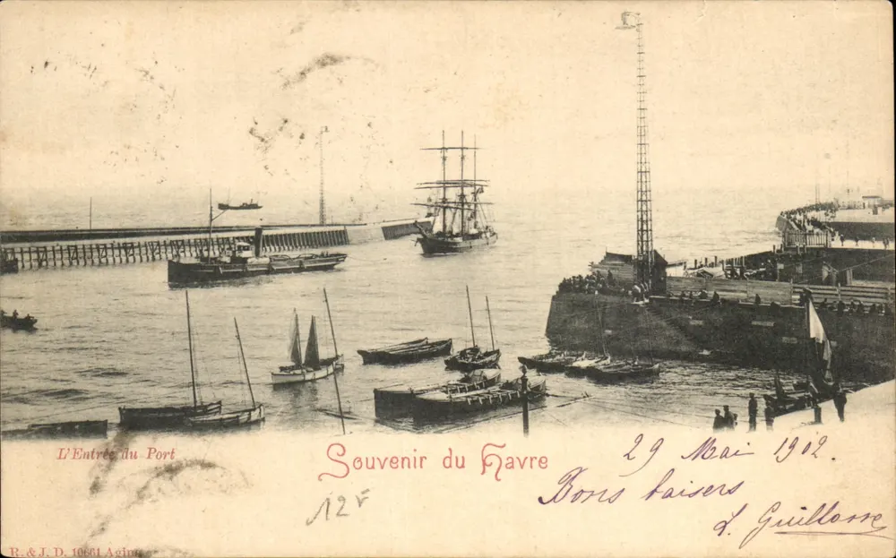 A Entrada do Porto — Lembrete do Havre — R.&J.D. 10661 Agincourt - Frente