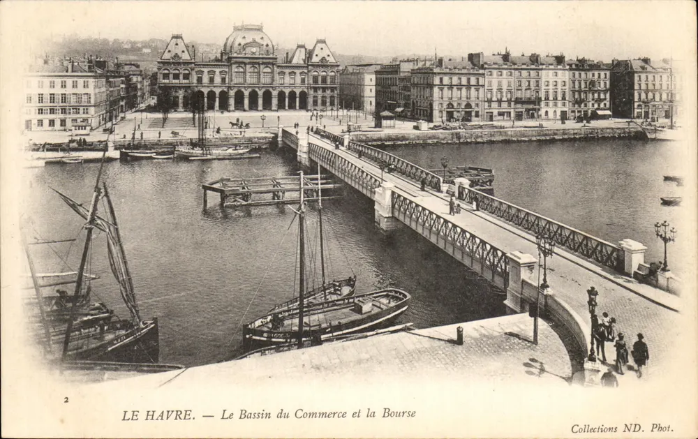 Le Havre — Der Hafen des Handels und die Börse — Collections ND. Phot. - Vorderseite