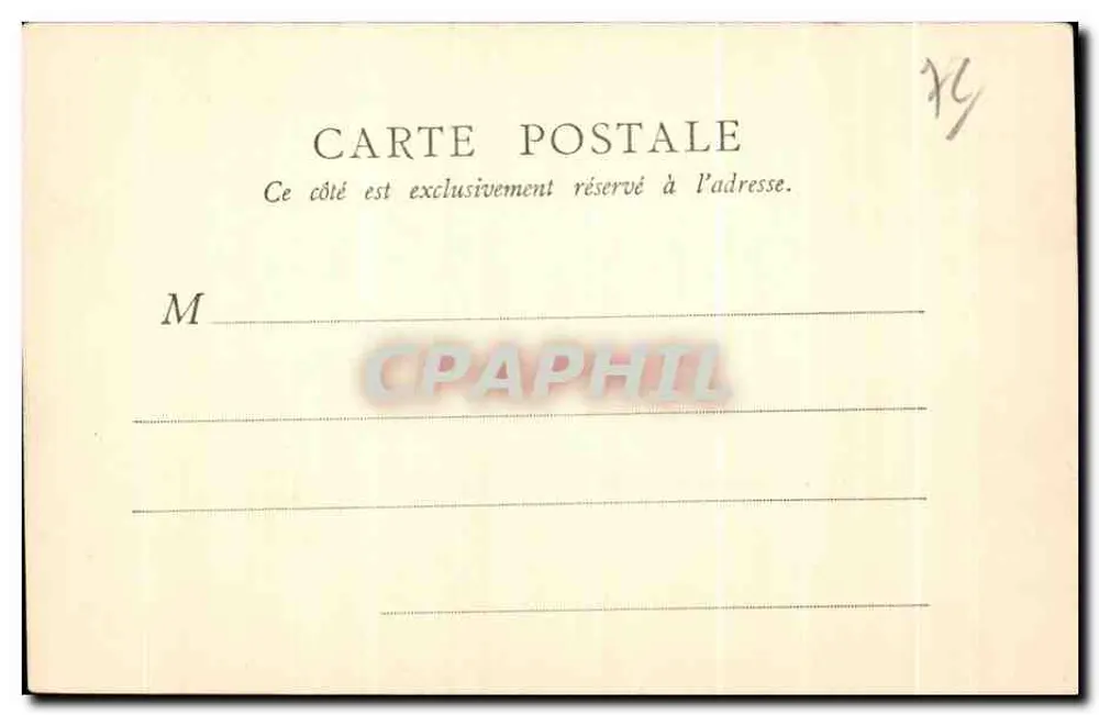 Abadia de Graville — vista panorâmica — B.F.R., Paris - Verso