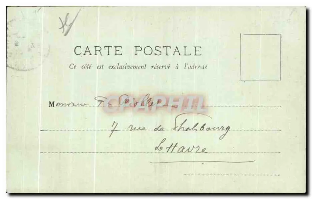 Le Havre — Ansicht der Kirche Saint-Vincent-de-Paul — I.L. n° 97 - Rückseite