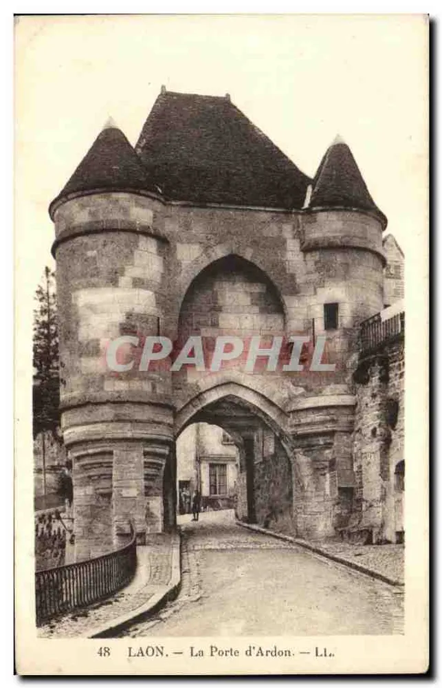 Laon — A Porta de Ardons — L.L. — n°48 - Frente
