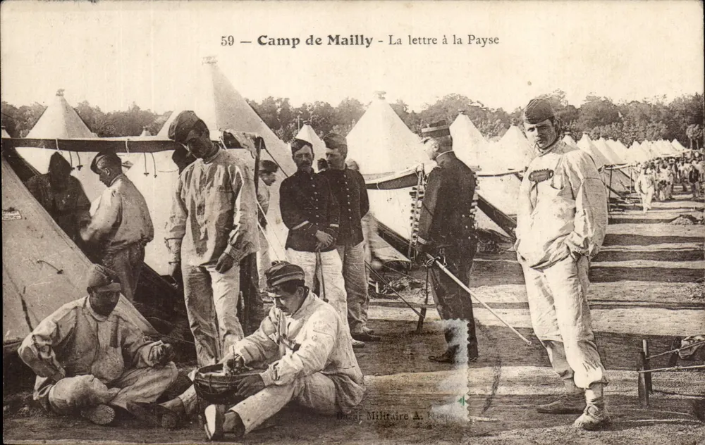 Camp de Mailly — Die Briefe an die Payse — Militärverlag A. Riep - Vorderseite