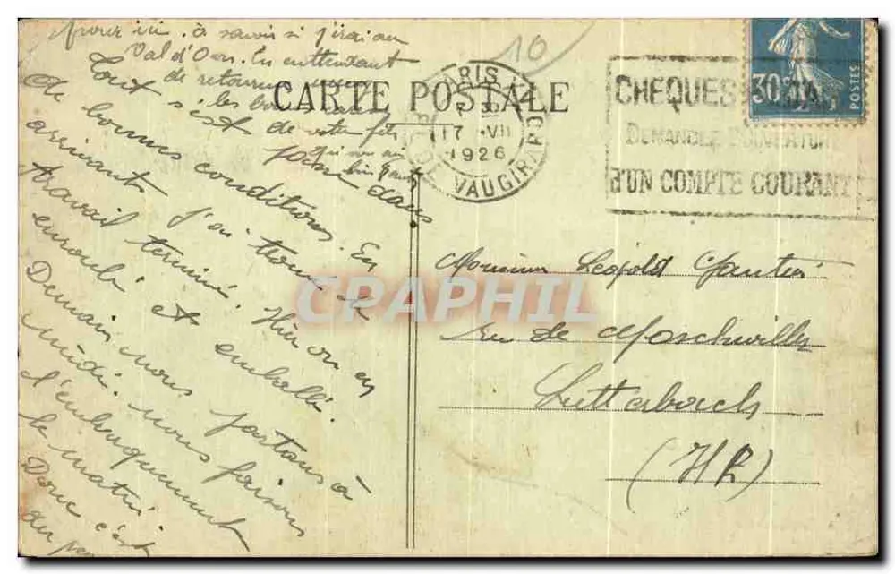 Camp de Mailly — Während des Wartens auf den Schuss — A. Nieps, Verlag - Rückseite