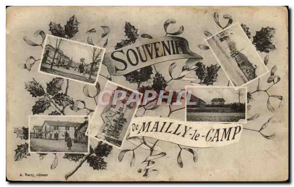Mailly-le-Camp — Lembrança — A. Verry, editor - Frente