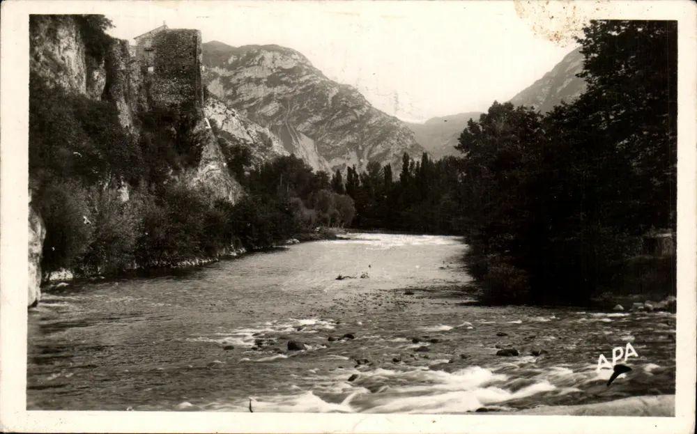 Die Mauern und der Ariège am Zusammenfluss des Vicdessos — APA — Tarascon-sur-Ariège - Vorderseite