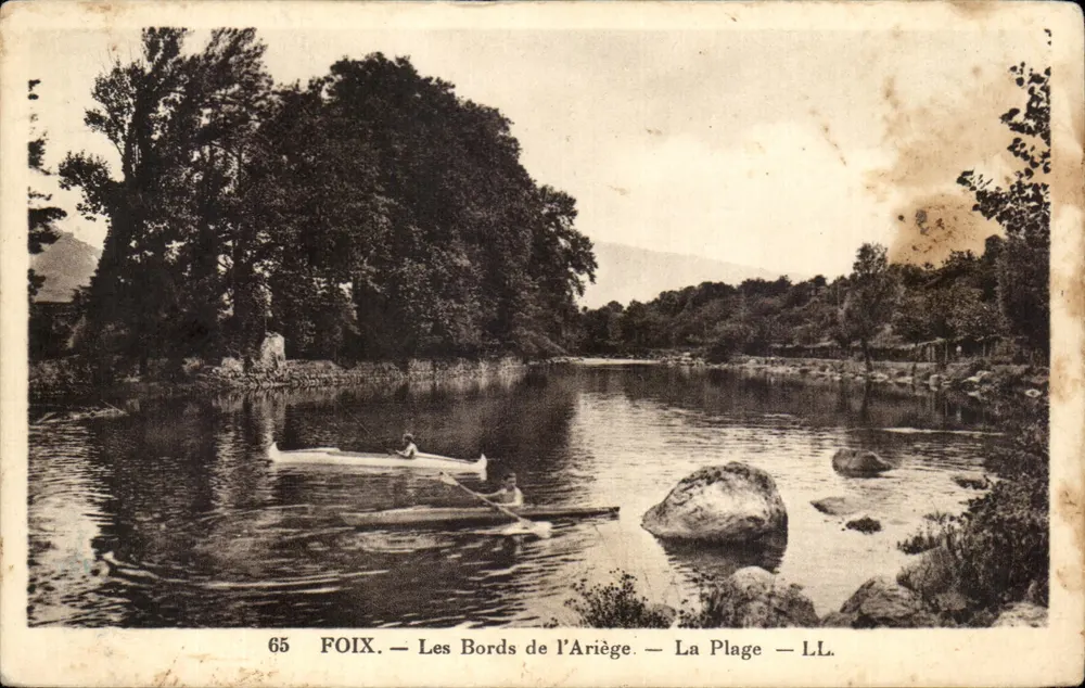 Foix — Les Bords de l'Ariège — La Plage — L.L. - Vorderseite