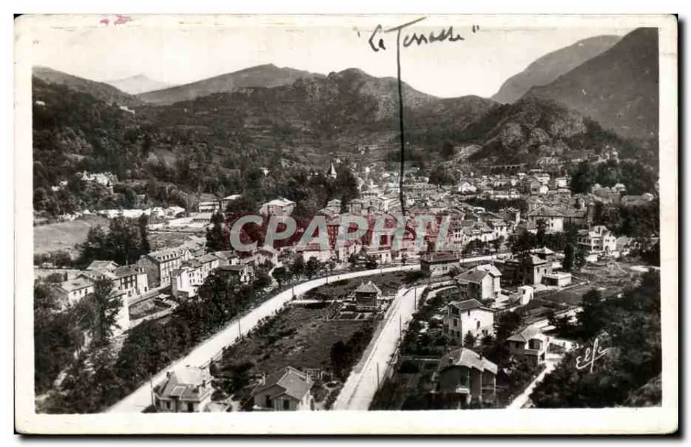 Ax-les-Thermes — Vista Geral (em Castel) — Labouche Frères - Frente