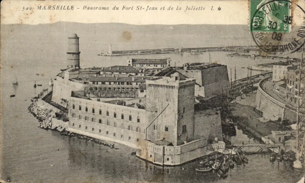 Marseille - Panorama des Forts St-Jean und Joliette L - Vorderseite