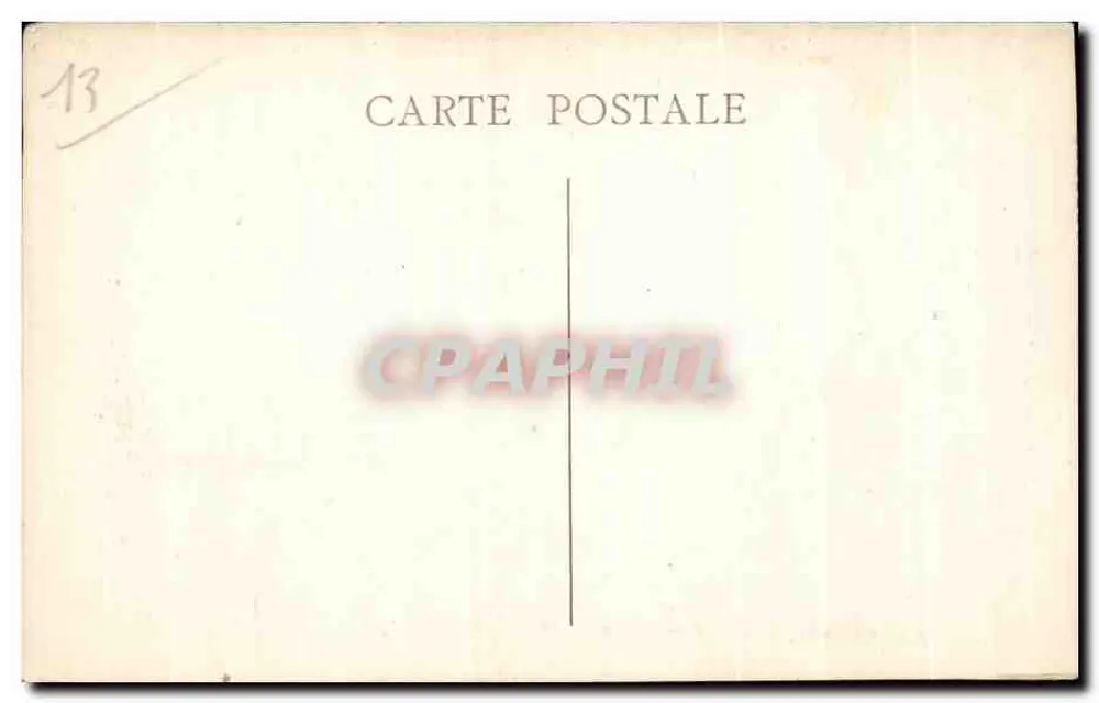 Marseille — Place Castellane, Fontaine Cantini und N.-D. de la Garde - Rückseite
