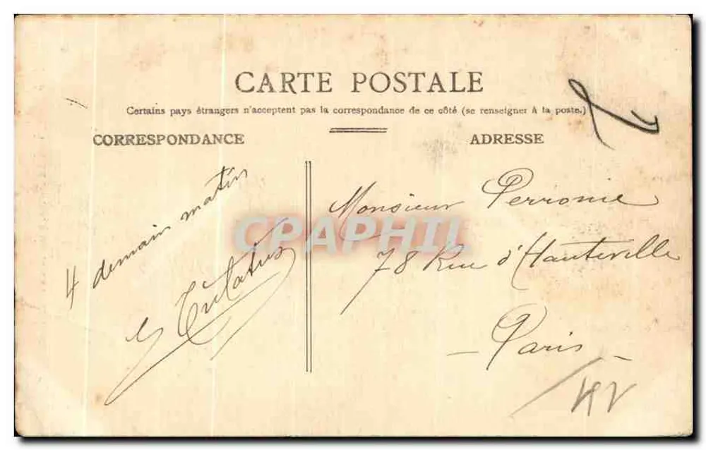 LISIEUX — Alte Häuser der Grande Rue — Éditeur : L'IMPRIMERIE DE LA POSTE - Rückseite