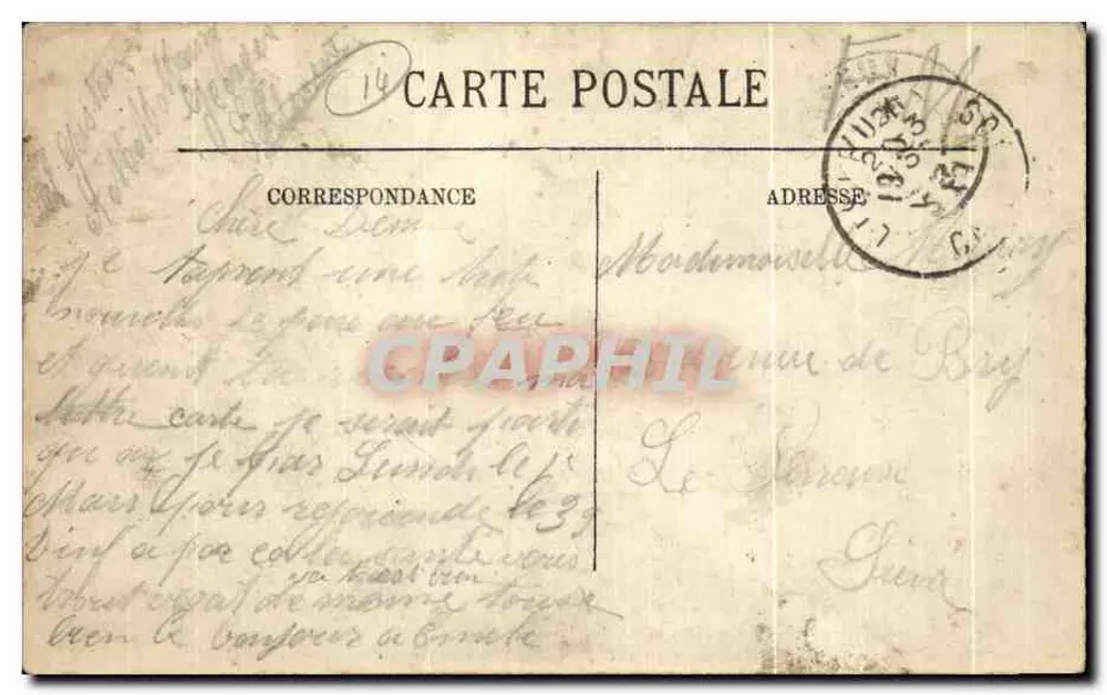 Lisieux — Escolas Jules-Ferry e Michelet — N. G. - Verso