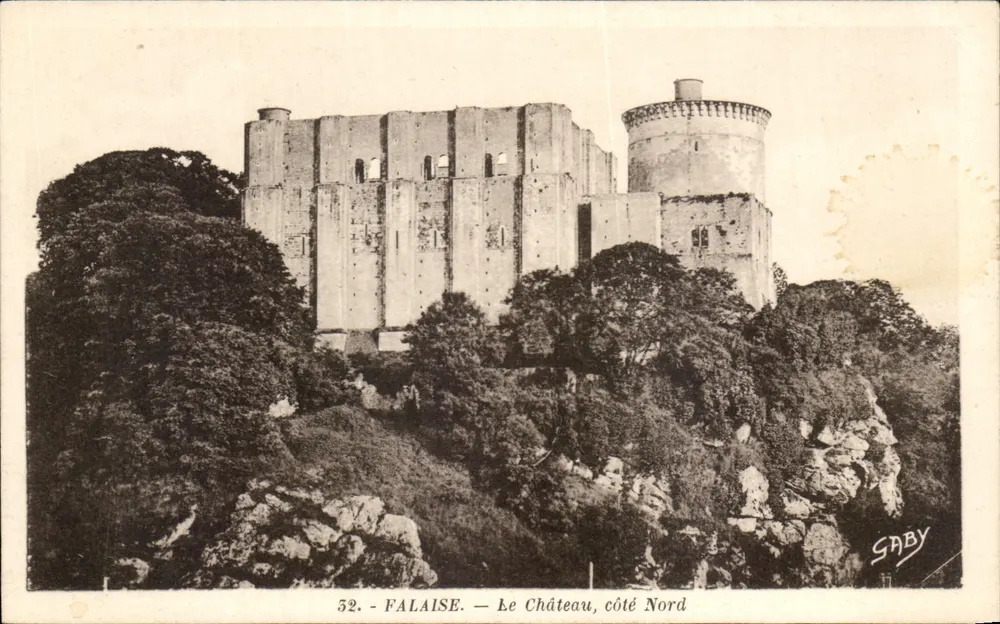 Falaise — Das Schloss, Nordseite — Saby - Vorderseite