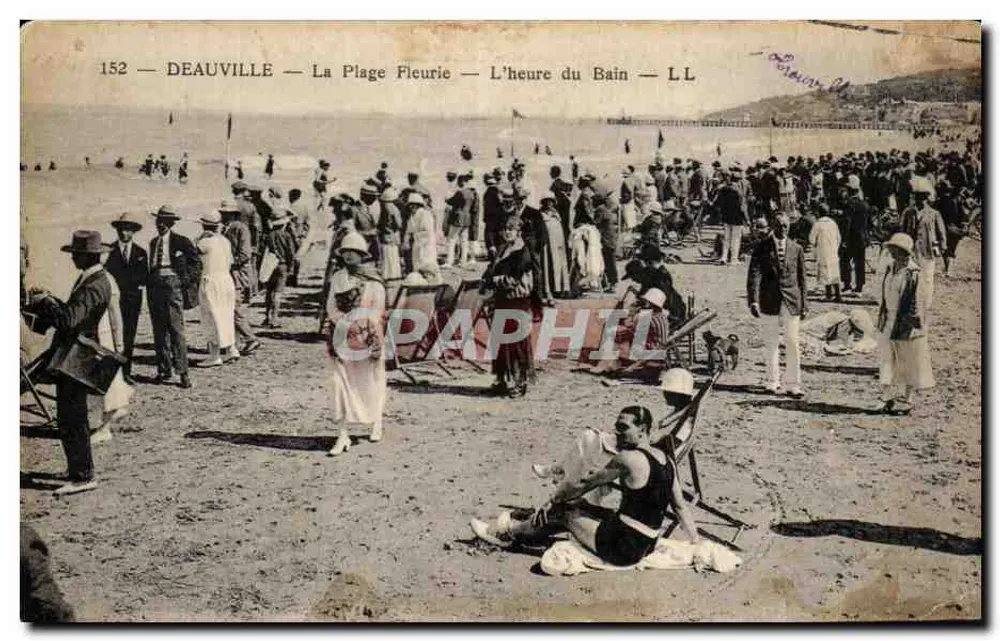Deauville — La Plage Fleurie — L'Heure du Bain — LL — n°152 - Vorderseite