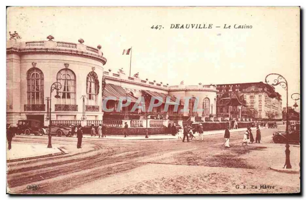 Deauville — O Casino — G. K. La Hâye, n° 447 - Frente