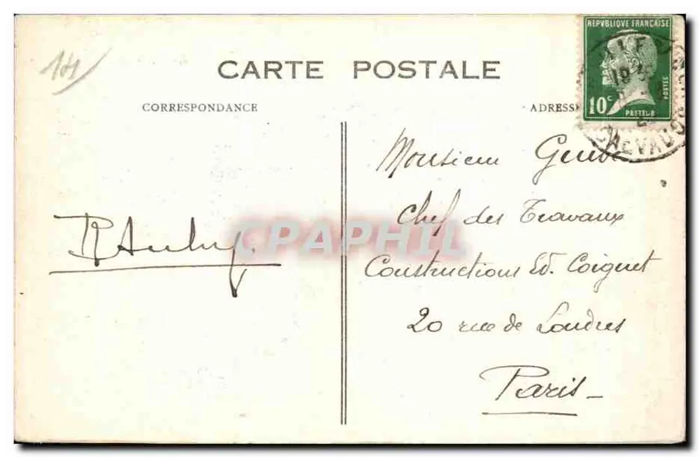 Deauville — O Casino — G. K. La Hâye, n° 447 - Verso
