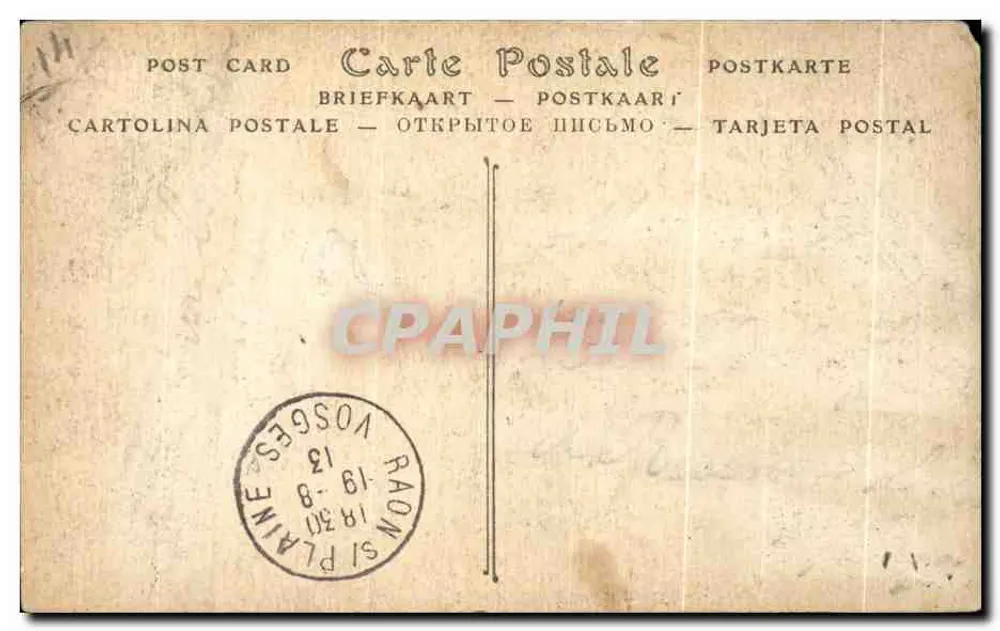 Cabourg. Die Strandpromenade, das Grand-Hôtel und das Casino — ND Phol. Nr. 223 - Rückseite