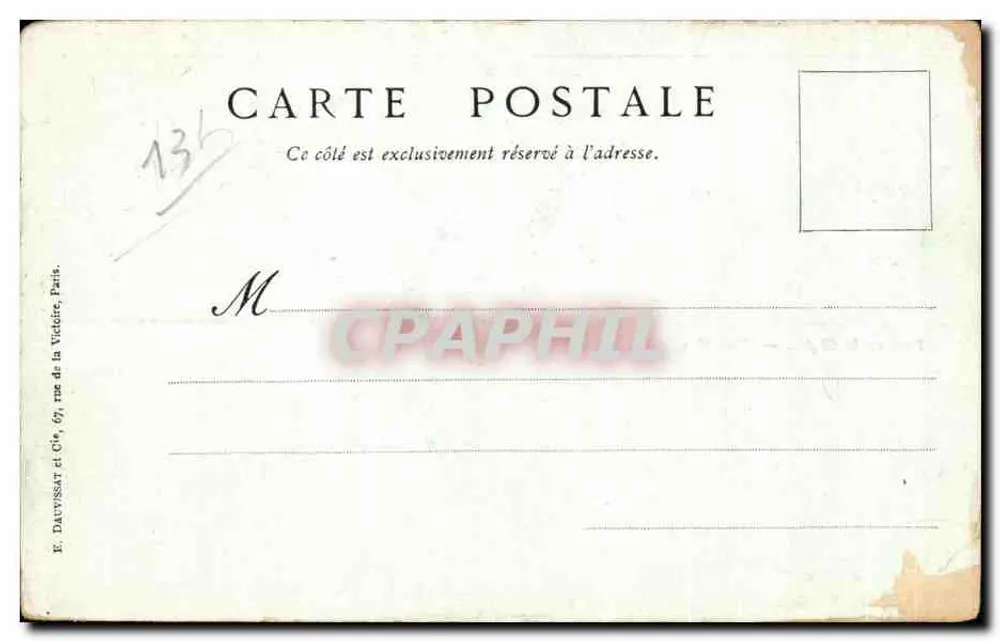 Hafen der Ciotat — Ansicht n° 2 — Cie des Messageries Maritimes - Rückseite