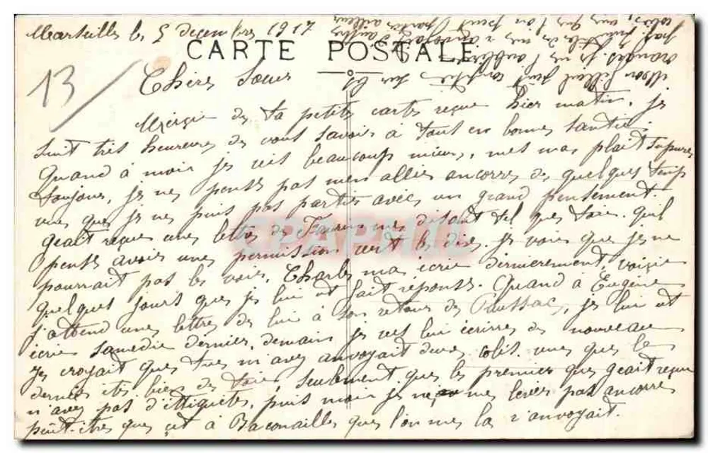 Erinnerung an « Salazie » — Verlag H.L. — Nr. 13 - Rückseite