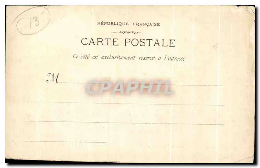 La Provence à la Petite Reine-de-Mai — Garten-Szene mit Kindern und erwachsener Frau — Éditeur Phot Lacoup, Marseille - Rückseite