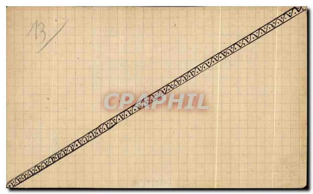 Die Schöne Provençale — Provençal-Kostüm — Sammlung L. A. n°17 - Rückseite
