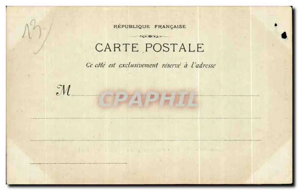 Marseille - 38 - La Corniche (l'Anse du Prophète) — éditeur Lacombe, 10, rue Thubaneau - Verso
