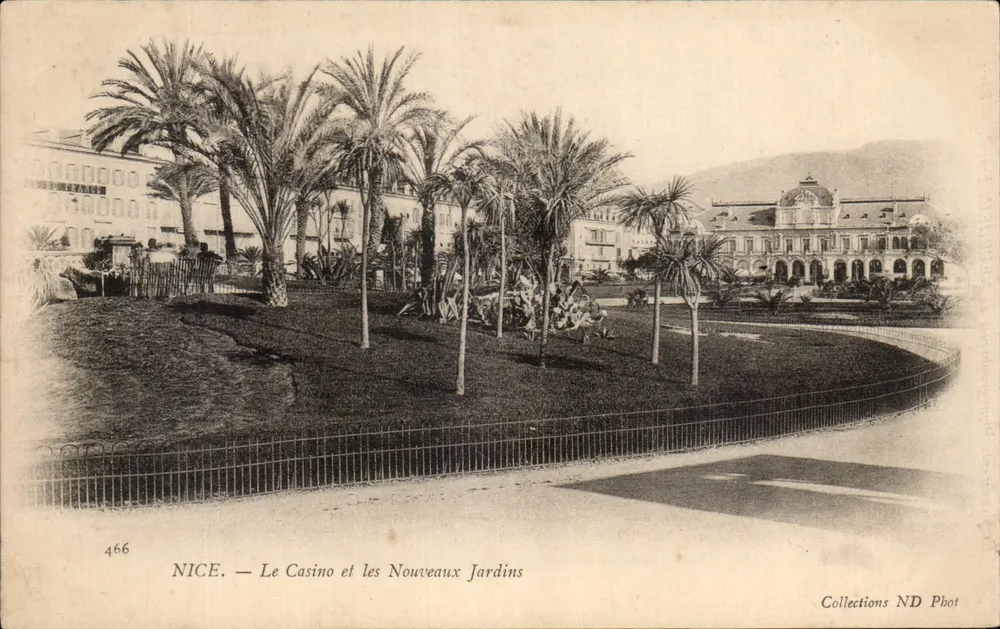 NICE — Das Casino und die neuen Gärten — Collections ND Phot, n° 466 - Vorderseite
