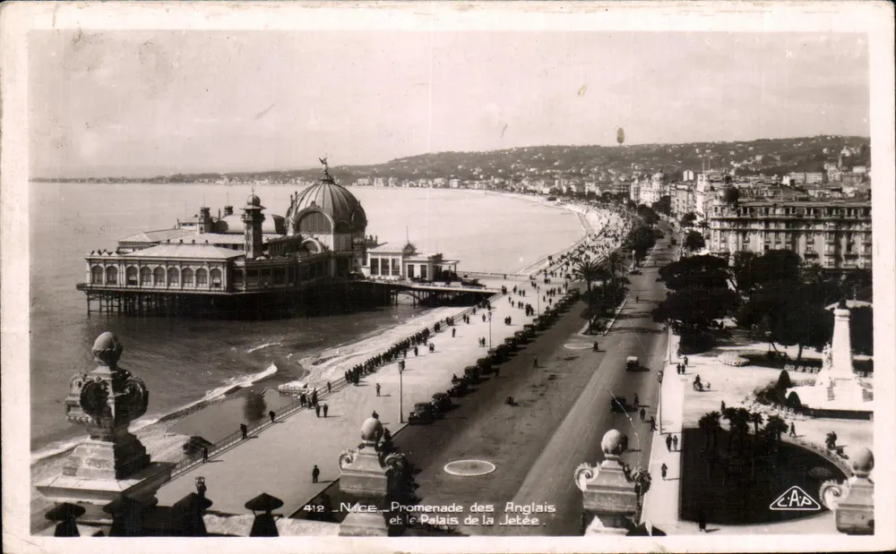 Nice - Promenade dos Ingleses e o Palácio da Jetée — C.A.S. n°419 - Frente