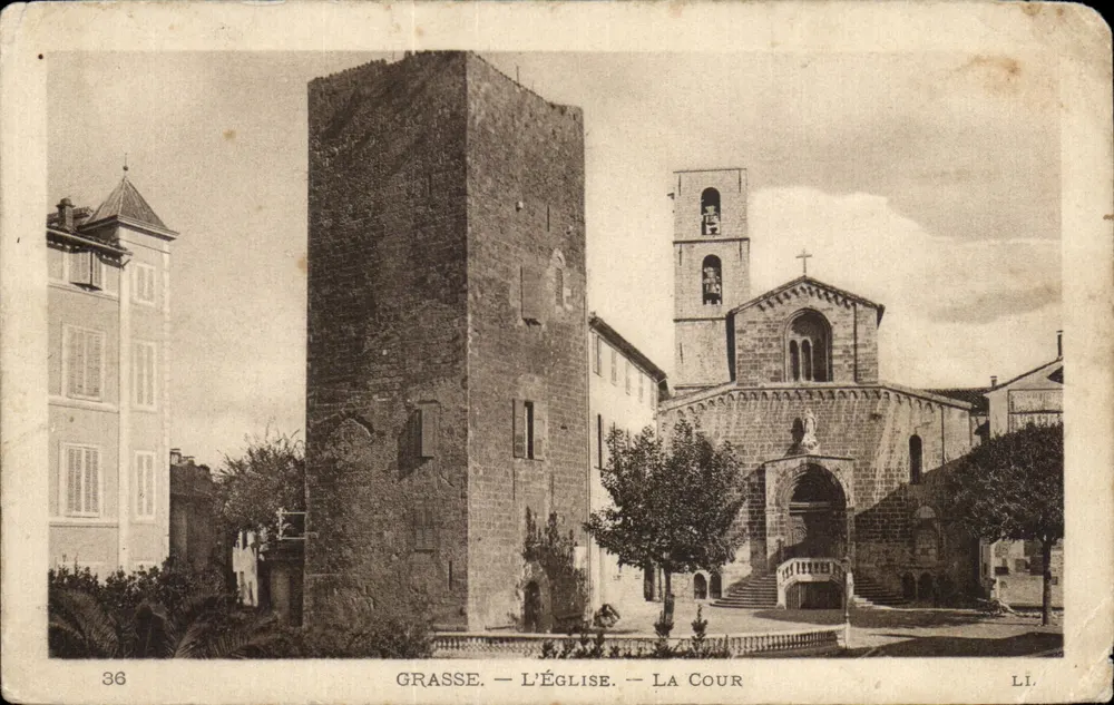Grasse — A Igreja — A Praça — LI. — n°36 - Frente