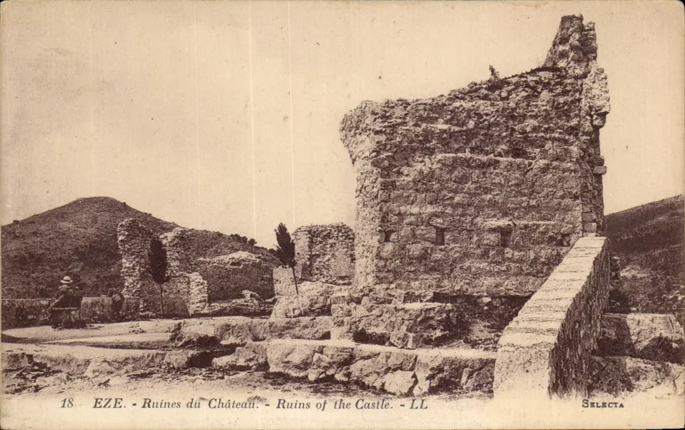 Eze - Ruinen des Schlosses — Selecta, n°18 - Vorderseite